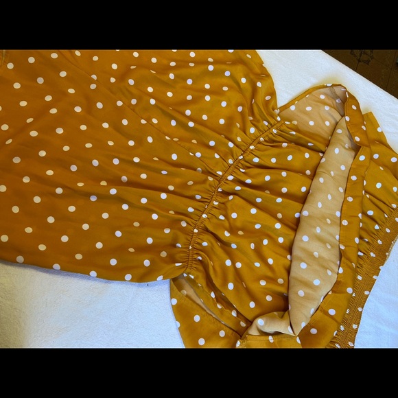 Glassons Orange Polka Dot Jumpsuits Size 14 - Picture 8 of 9